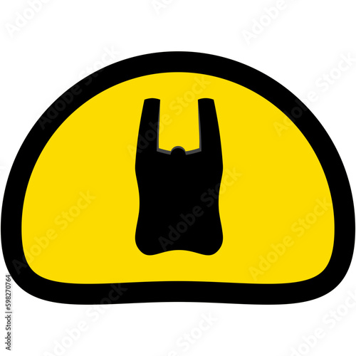 Plastic Bag Warning Safety Protection Sign Symbol
