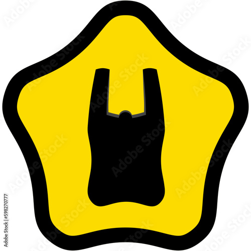 Plastic Bag Warning Safety Protection Sign Symbol
