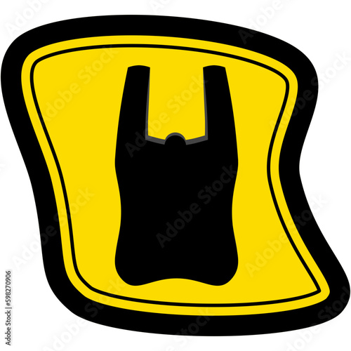 Plastic Bag Warning Safety Protection Sign Symbol
