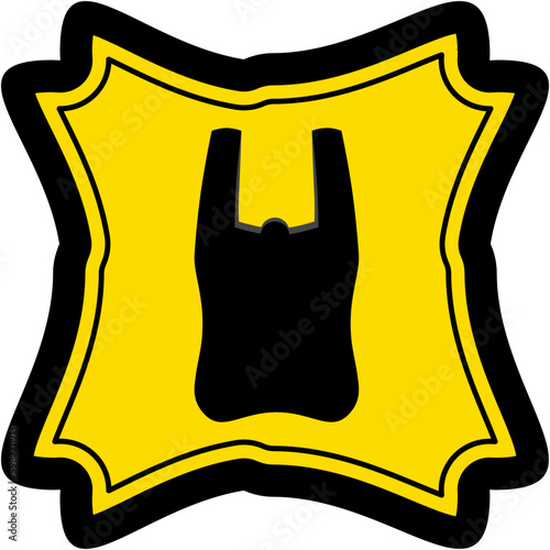 Plastic Bag Warning Safety Protection Sign Symbol
