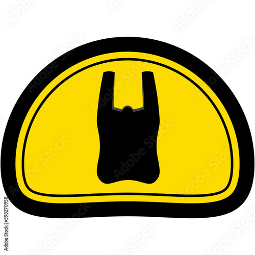 Plastic Bag Warning Safety Protection Sign Symbol
