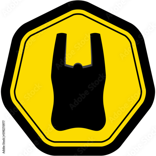 Plastic Bag Warning Safety Protection Sign Symbol
