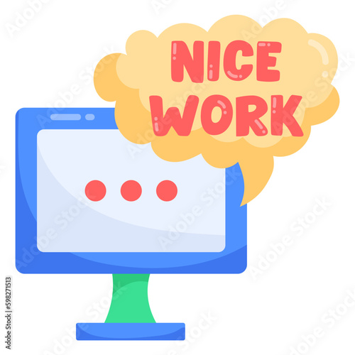 Get a flat sticker of support  