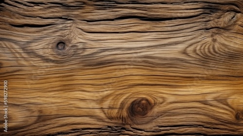 Brown wood texture abstract background. Ai generated.