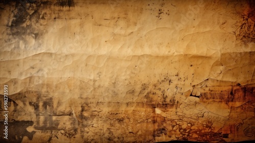 Wallpaper Mural Old canvas cracelure background. AI generated. Torontodigital.ca