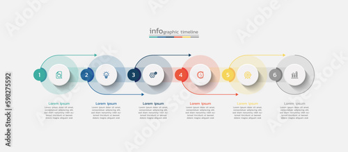 Presentation modern business infographic template design