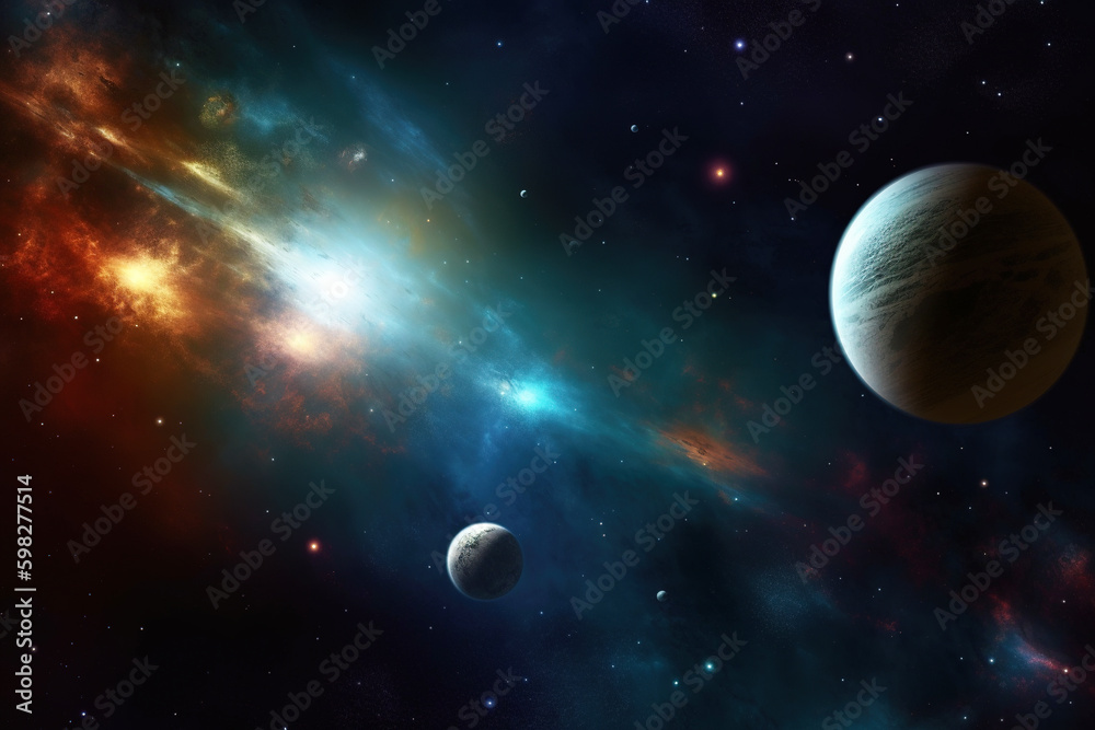 Background of galaxy and stars Background of galaxy and stars
