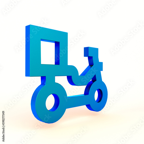 Delivery Icon Left Side In White Background