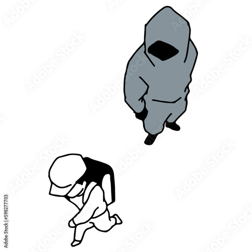 子供を付け狙う不審者