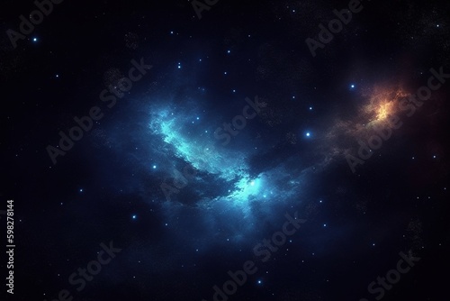 Background of galaxy and stars