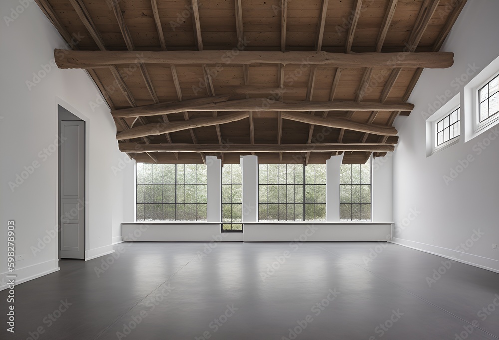 Fototapeta premium empty room with a window