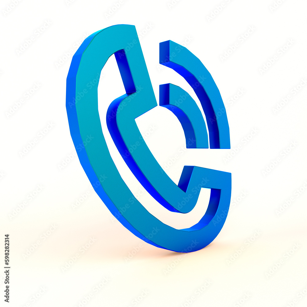 Phone Call Icon Left Side In White Background Phone Call Icon Left Side In White Background