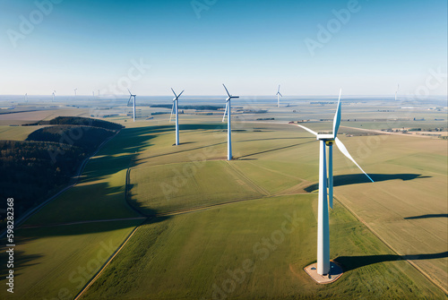 wind turbines farm generative ai