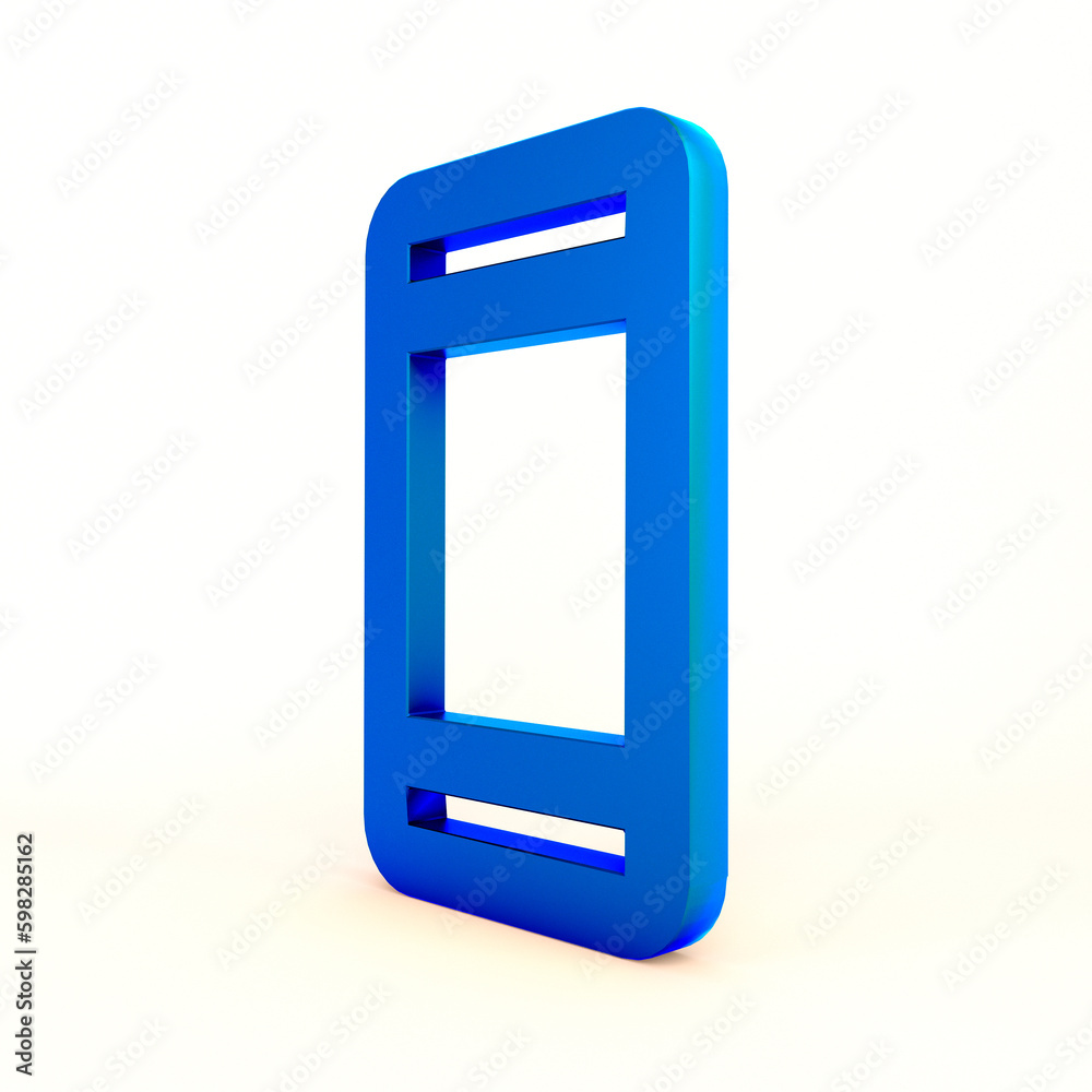 Smartphone Icon Right Side In White Background Smartphone Icon Right Side In White Background
