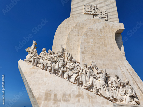 monument to the discovery in Lisbon, Portugal