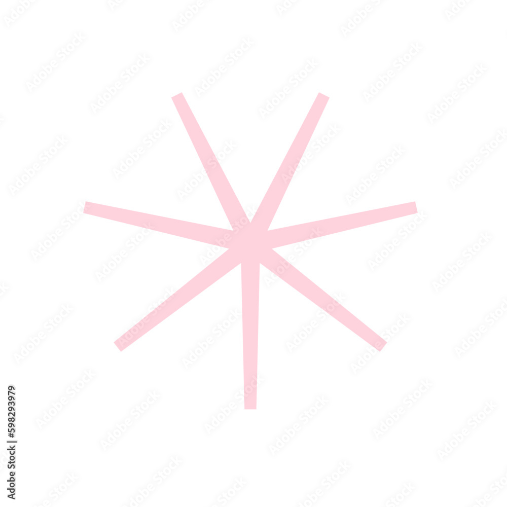 Pink asterisk icon. Asterisk sign. Flat icon of asterisk isolated. Vector illustration. Pink asterisk icon. Asterisk sign. Flat icon of asterisk isolated. Vector illustration.