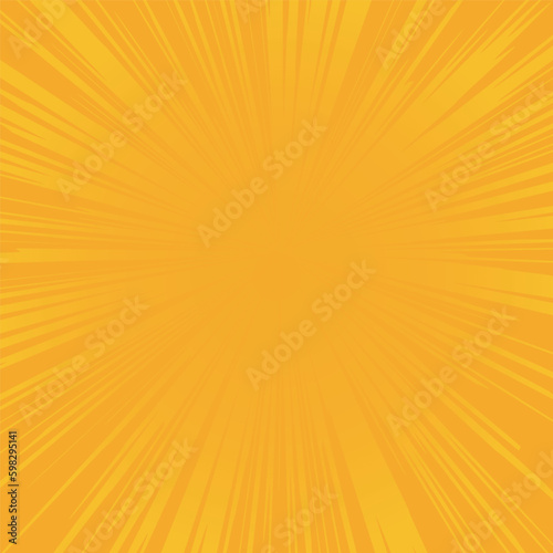 Abstract orange Sunburst background