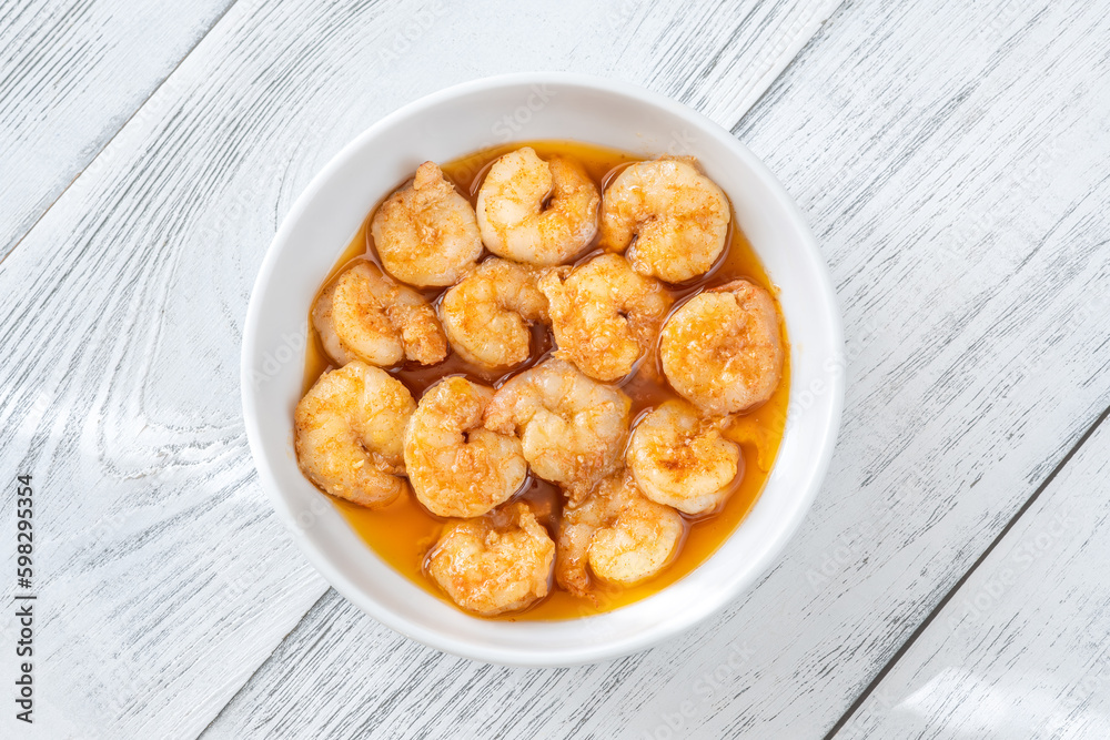 Gambas al ajillo Gambas al ajillo