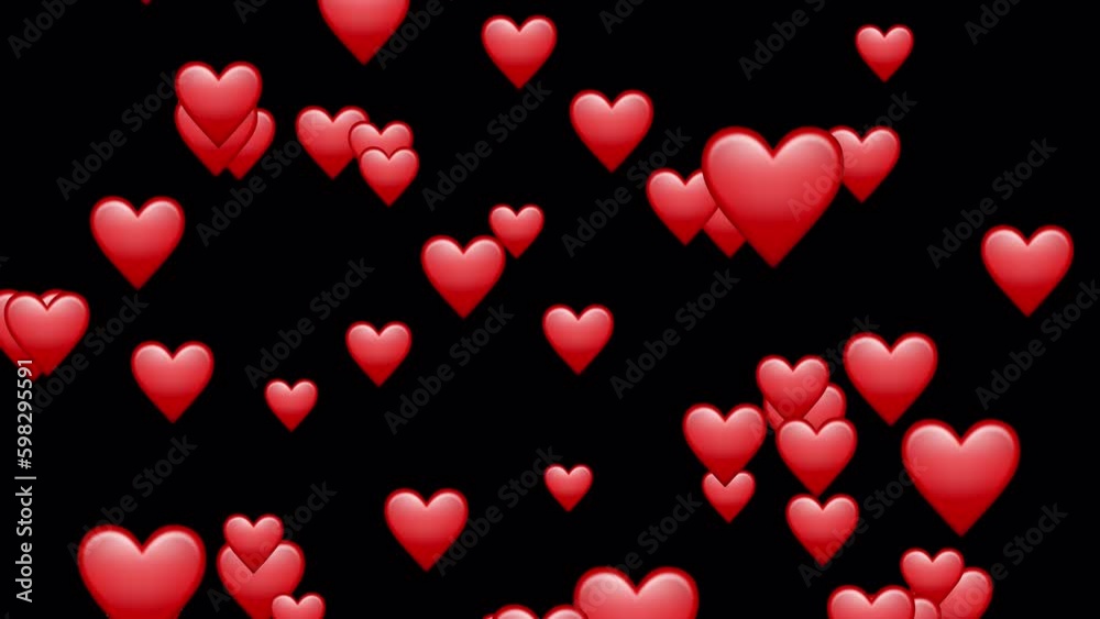 Floating heart with alpha channel, 4k Floating heart with alpha channel, 4k