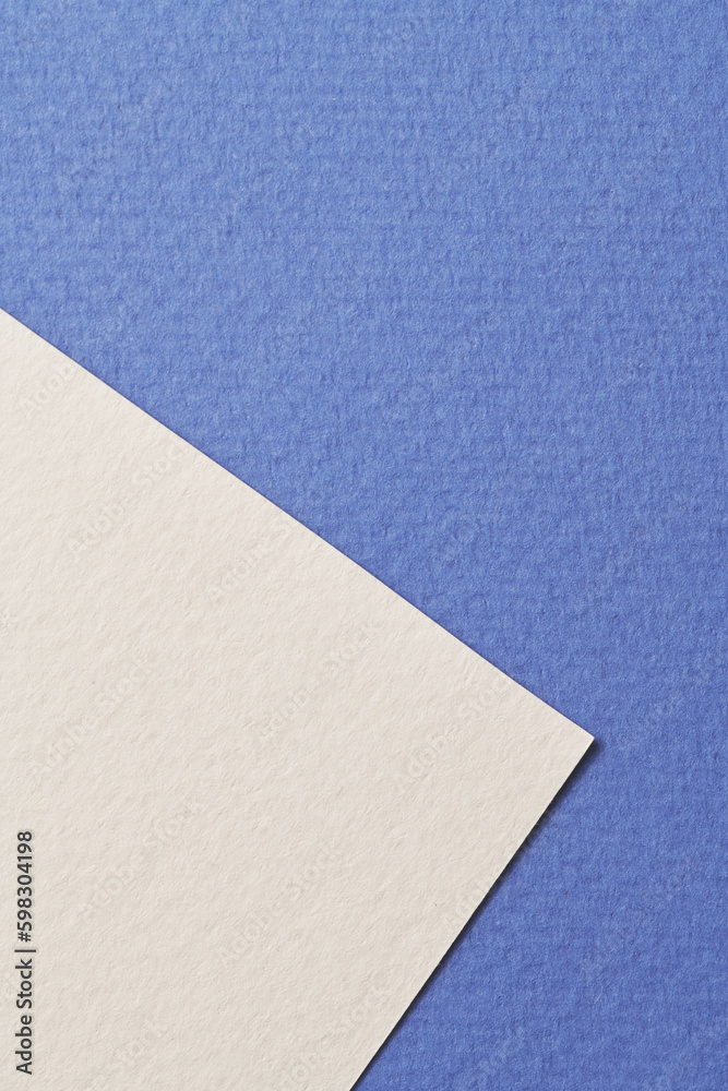 Rough kraft paper background, paper texture blue white colors. Mockup with copy space for text Rough kraft paper background, paper texture blue white colors. Mockup with copy space for text