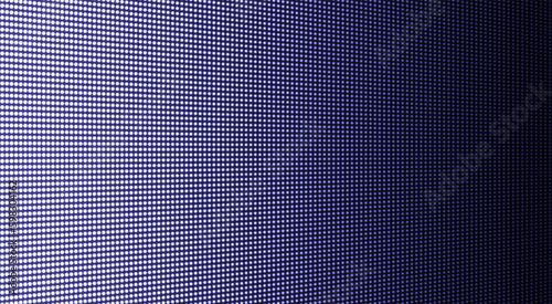 Blue gradient videowall. Pixel screen. Led TV digital displaytexture. Lcd monitor with points. Electronic diode effect. Projector grid template with bulbs. Television background. Vector illustration.
