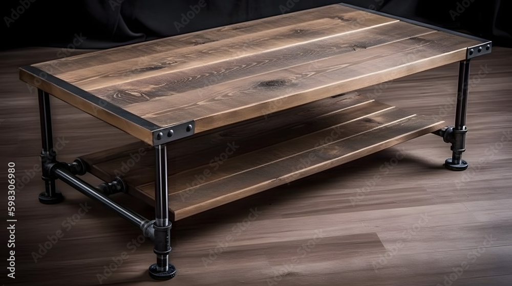 Building Your Own Unique Coffee Table Using Reclaimed Materials, generative AI Building Your Own Unique Coffee Table Using Reclaimed Materials, generative AI