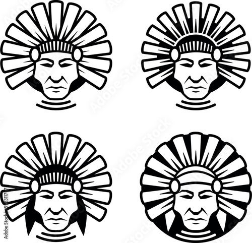 Native indian logo