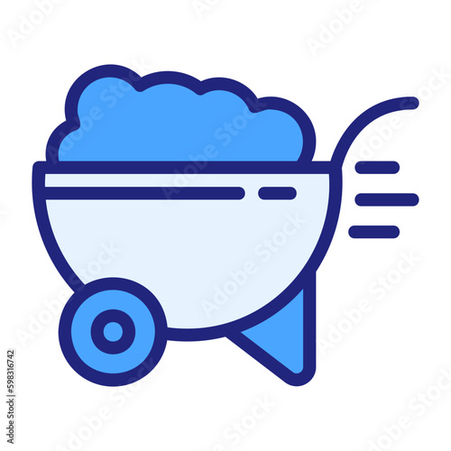wheel barrow icon