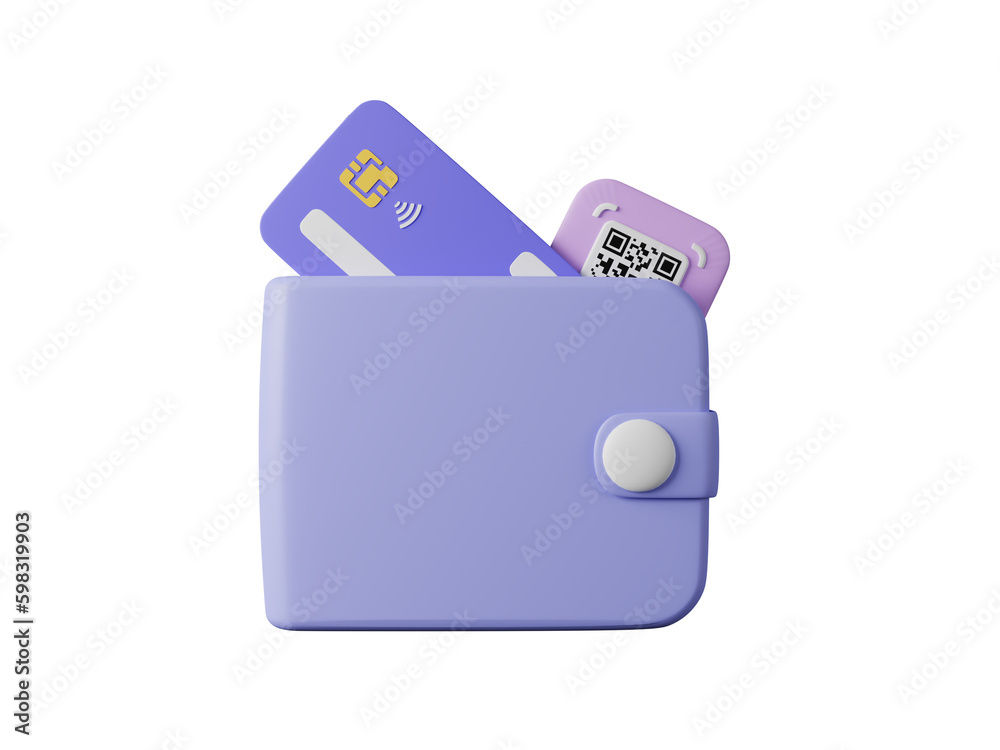 Wallet money and credit card Wallet money and credit card