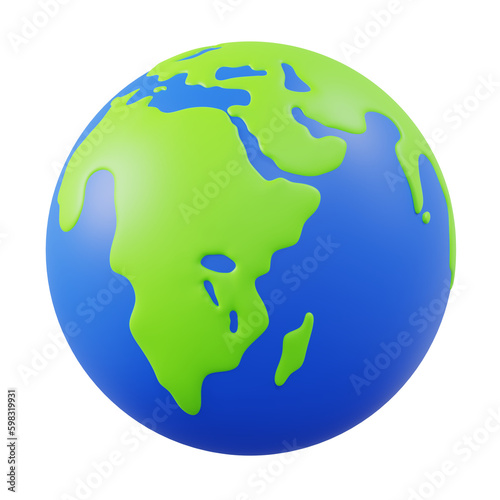 3D Planet Earth icon