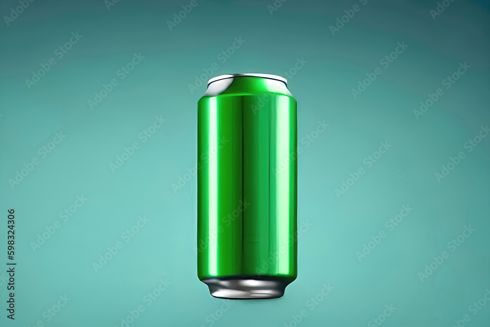 Canned Alcohol Illustration with Metal Tab Canned Alcohol Illustration with Metal Tab