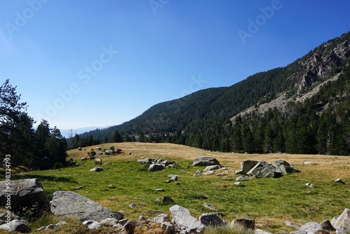 Beautiful landscape in the Pyrenees