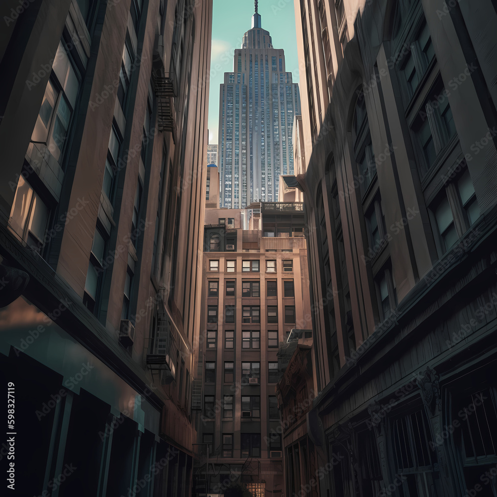 Wallstreet Finanzsektor Bankenviertel in New York, Tokio, Frankfurt, Hong Kong, kreiert durch generative KI Wallstreet Finanzsektor Bankenviertel in New York, Tokio, Frankfurt, Hong Kong, kreiert durch generative KI