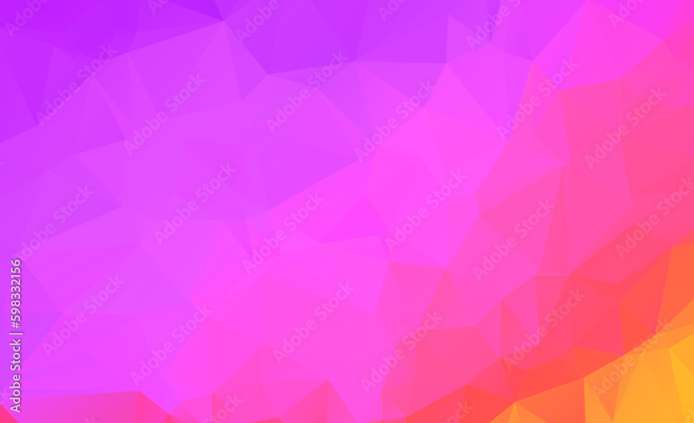 Fototapeta premium Colorful geometric rumpled triangular low poly style gradient illustration graphic background
