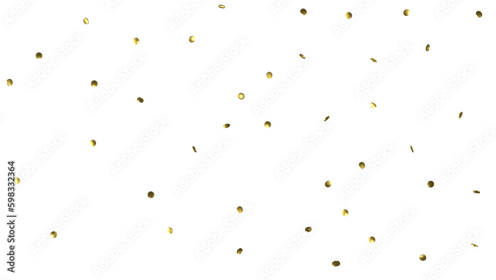 gold confetti - obrazy, fototapety, plakaty 