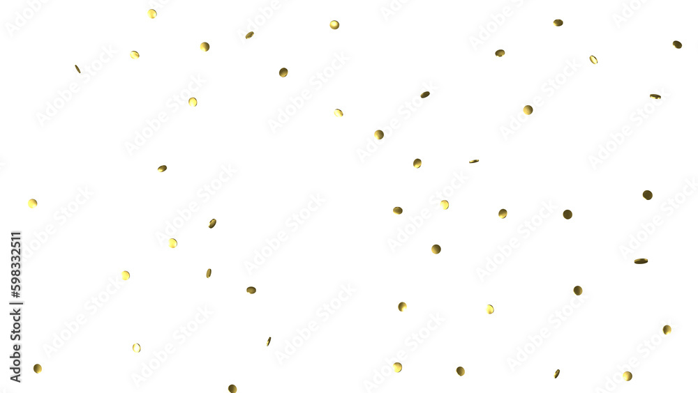 gold confetti