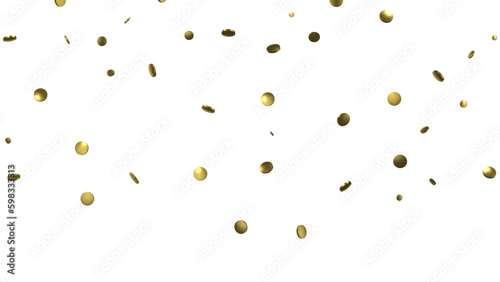 gold confetti