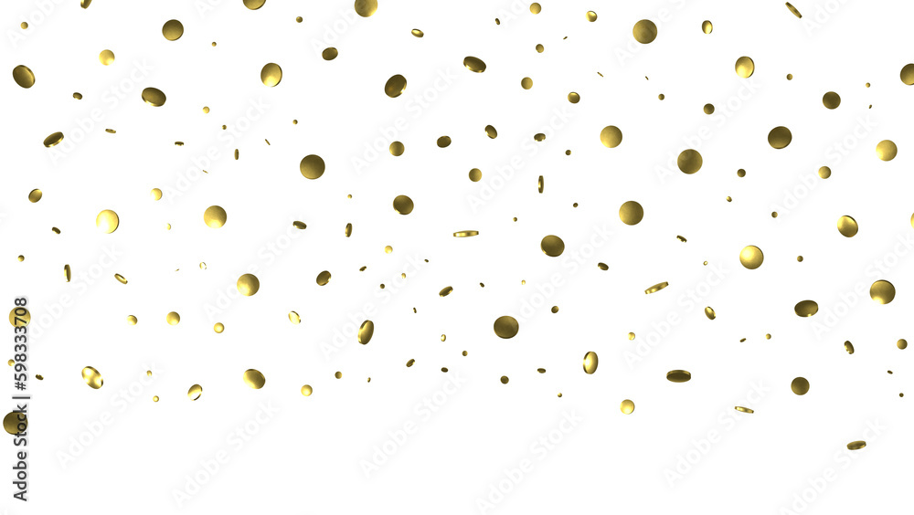 Glittering golden confetti png. Glittering golden