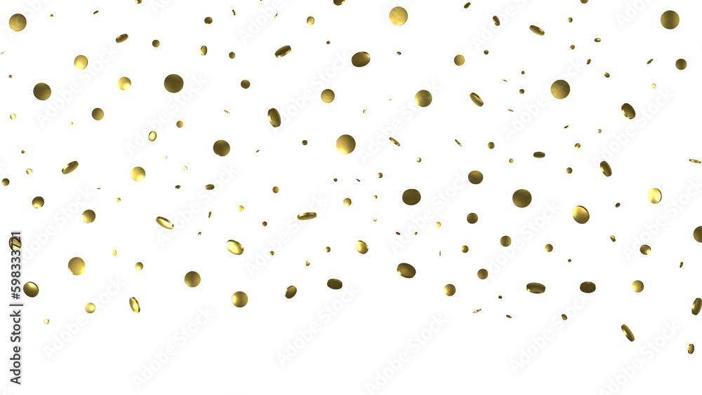 Glittering golden confetti png. Glittering golden