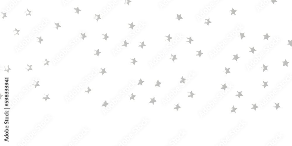 Silver stars of confetti. - png transparent Silver stars of confetti. - png transparent