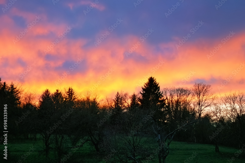 Fototapeta premium Sonnenuntergang, Abendrot