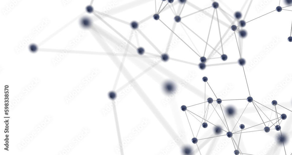 Abstract plexus blue geometry background. Digital technology network connection concept. 3D rendered illustration Abstract plexus blue geometry background. Digital technology network connection concept. 3D rendered illustration