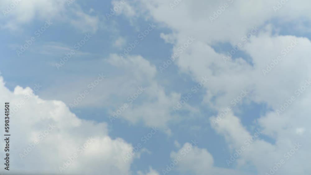 Timelapse with beautiful clouds moving fast. Clouds in the sky move quickly changing their appearance. Generative AI Timelapse with beautiful clouds moving fast. Clouds in the sky move quickly changing their appearance. Generative AI