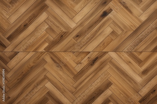 seamless wood parquet texture. Wooden background texture parquet  laminate - Generative AI