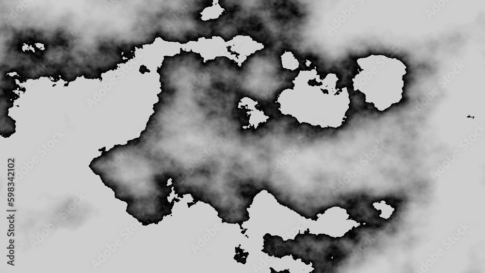 Fototapeta premium Film burn video transition. Monochrome texture. 3D render