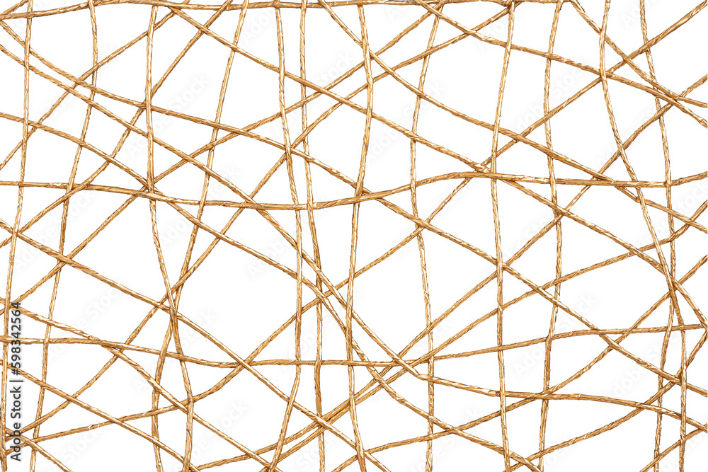 Goldene Schnur - Geflecht Goldene Schnur - Geflecht