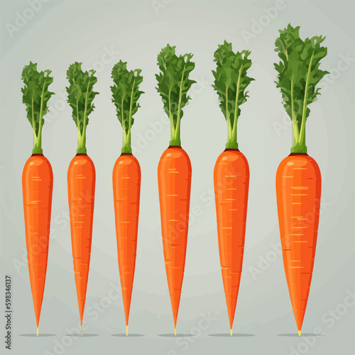 A pack of festive carrot stickers for your Easter-themed projects.