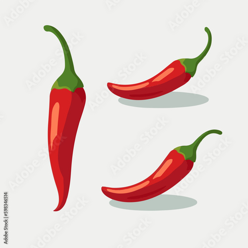 A pack of chili pepper stickers that are great for decorating your planner