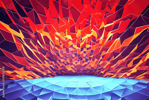 Abstract background with mu...