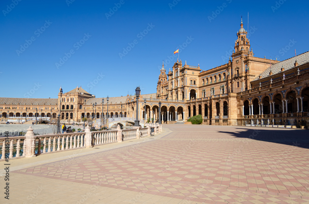 The Plaza de España 